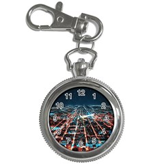 Aerial Shot Of Buildings Key Chain Watches by Modalart