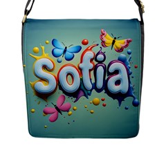 Sofia Flap Closure Messenger Bag (l) by 1212