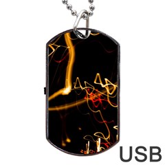 Abstract Dog Tag Usb Flash (two Sides)