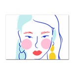 Art Womens Lovers Sticker A4 (10 pack) Front