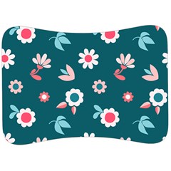 Cute Flowers Seamless Model Spring Velour Seat Head Rest Cushion