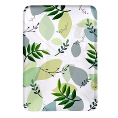 Leaves Foliage Pattern Abstract Rectangular Glass Fridge Magnet (4 Pack) by Grandong