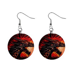 Dragon Mini Button Earrings by Ndabl3x