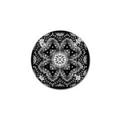 Mandala Calming Coloring Page Golf Ball Marker (10 Pack) by Sarkoni