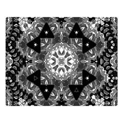 Mandala Calming Coloring Page Premium Plush Fleece Blanket (large) by Sarkoni