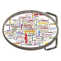 Writing Author Motivation Words Belt Buckles by Sarkoni