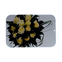 Bouquet Flowers Roses Decoration Open Lid Metal Box (silver)  