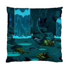 Waterfalls Wallpaper Adventure Time Standard Cushion Case (one Side) by Sarkoni