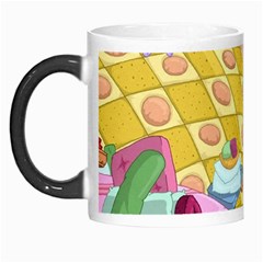 Pillows And Vegetable Field Illustration Adventure Time Cartoon Morph Mug