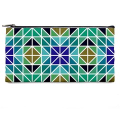 Mosaic Triangle Symmetry Pencil Case