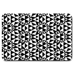 Geometric Tile Background Large Doormat by Apen