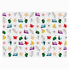 Snail Butterfly Pattern Seamless Large Glasses Cloth by Bedest