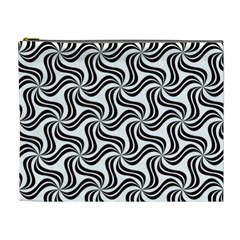 Soft Pattern Repeat Monochrome Cosmetic Bag (xl)