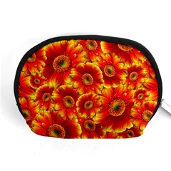 Gerbera Flowers Blossom Bloom Accessory Pouch (medium)