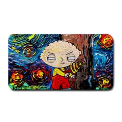 Cartoon Starry Night Vincent Van Gogh Medium Bar Mat by Modalart