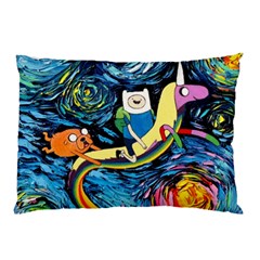 Adventure Time Art Starry Night Van Gogh Pillow Case by Modalart