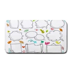 Set Chalk Out Chitchat Scribble Medium Bar Mat