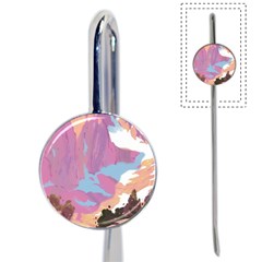 Pink Mountains Grand Canyon Psychedelic Mountain Book Mark by Modalart