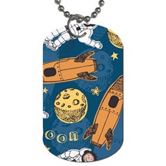 Missile Pattern Dog Tag (two Sides) by Bedest