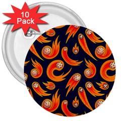 Space Patterns Pattern 3  Buttons (10 Pack)  by Bedest