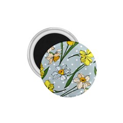 Narcissus Floral Botanical Flowers 1 75  Magnets by Pakjumat