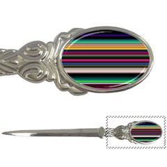 Horizontal Lines Colorful Letter Opener by Pakjumat