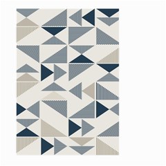 Geometric Triangle Modern Mosaic Large Garden Flag (two Sides)