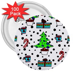 It`s Cold Outside  3  Buttons (100 Pack)  by ConteMonfrey