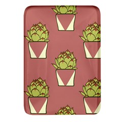 Cactus Pattern Background Texture Rectangular Glass Fridge Magnet (4 Pack)