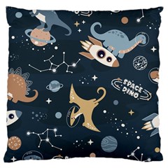 Space Theme Art Pattern Design Wallpaper Standard Premium Plush Fleece Cushion Case (two Sides) by Proyonanggan