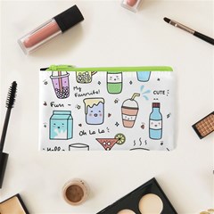 Drinks Cocktails Doodles Coffee Cosmetic Bag (xs) by Apen