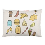 Dinner Meal Food Snack Fast Food Pillow Case 26.62 x18.9  Pillow Case