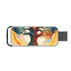 Tree Cosmic Spiritual Meditation Portable Usb Flash (two Sides)