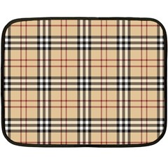 Burberry, Checker, Clothes, Fashion, Pattern Fleece Blanket (mini) by nateshop