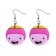 Adventure Time Princess Bubblegum Mini Button Earrings