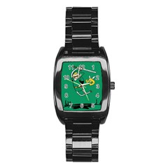 Adventure Time The Legend Of Zelda Stainless Steel Barrel Watch by Sarkoni