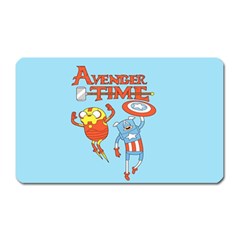 Adventure Time Avengers Age Of Ultron Magnet (rectangular) by Sarkoni