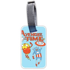 Adventure Time Avengers Age Of Ultron Luggage Tag (two Sides) by Sarkoni