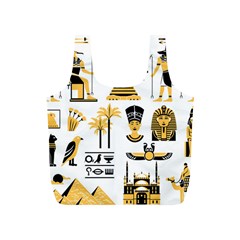 Egypt Symbols Decorative Icons Set Full Print Recycle Bag (s)