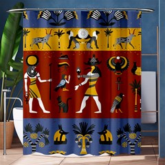 Ancient Egyptian Religion Seamless Pattern Shower Curtain 60  X 72  (medium) 