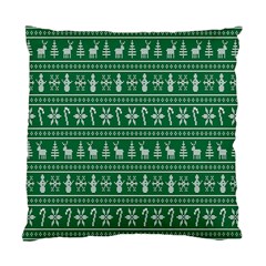 Wallpaper Ugly Sweater Backgrounds Christmas Standard Cushion Case (two Sides)