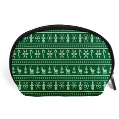 Wallpaper Ugly Sweater Backgrounds Christmas Accessory Pouch (large)