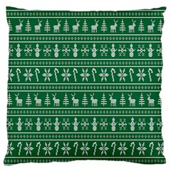 Wallpaper Ugly Sweater Backgrounds Christmas Standard Premium Plush Fleece Cushion Case (one Side)