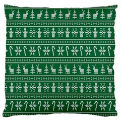 Wallpaper Ugly Sweater Backgrounds Christmas Large Cushion Case (one Side)