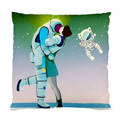 Astronaut Cat Retro Cute Alien Standard Cushion Case (two Sides)