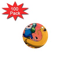 Finn And Jake Adventure Time Bmo Cartoon 1  Mini Magnets (100 Pack) 