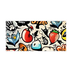 Comical Words Animals Comic Omics Crazy Graffiti Yoga Headband by Bedest