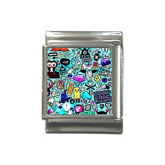 Graffiti Pop Art Crazy Retro Italian Charm (13mm)