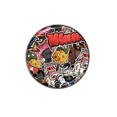 Stickerbomb Crazy Graffiti Graphite Monster Hat Clip Ball Marker (4 Pack) by Bedest