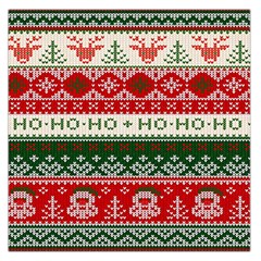 Ugly Sweater Merry Christmas  Square Satin Scarf (36  X 36 ) by artworkshop